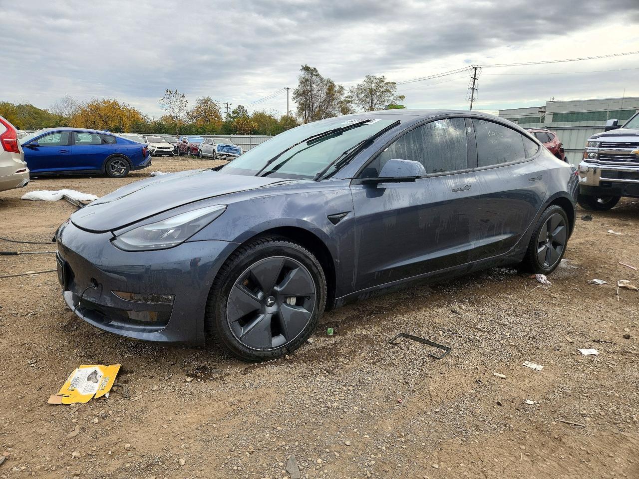 منظر 2022 TESLA MODEL 3، زاوية 1