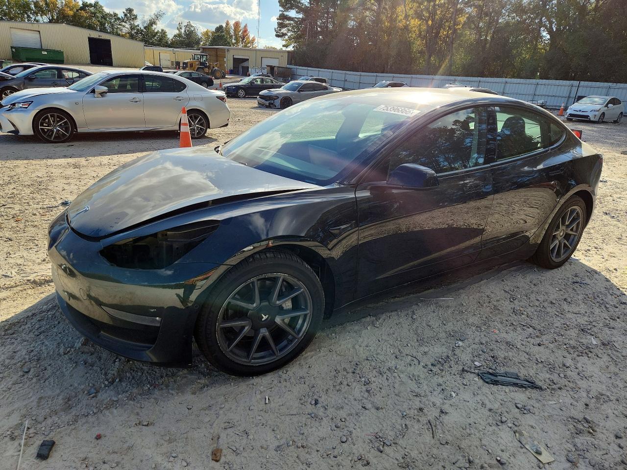 منظر 2021 TESLA MODEL 3، زاوية 1