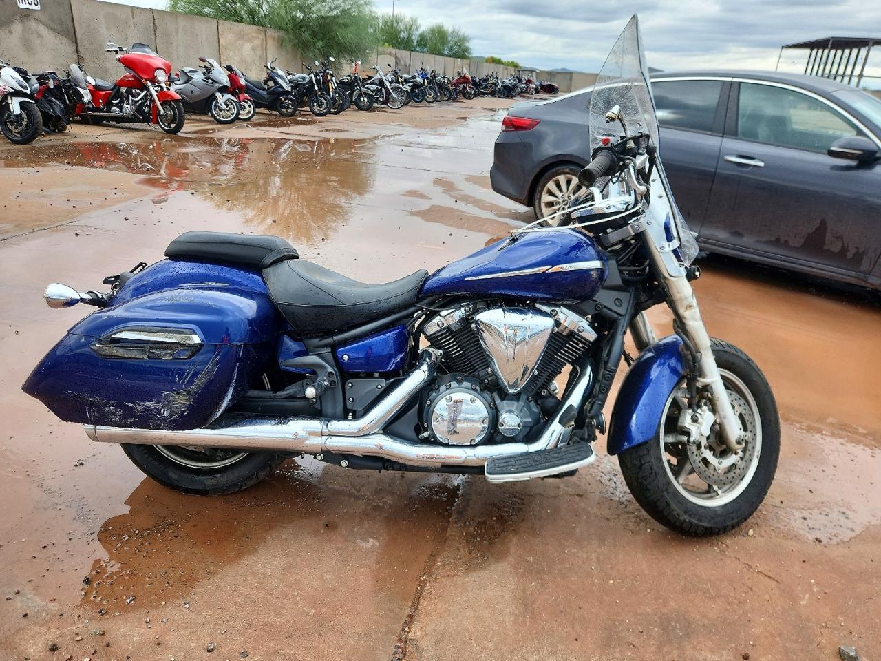 Вид 2007 YAMAHA XVS1300 A, угол 1