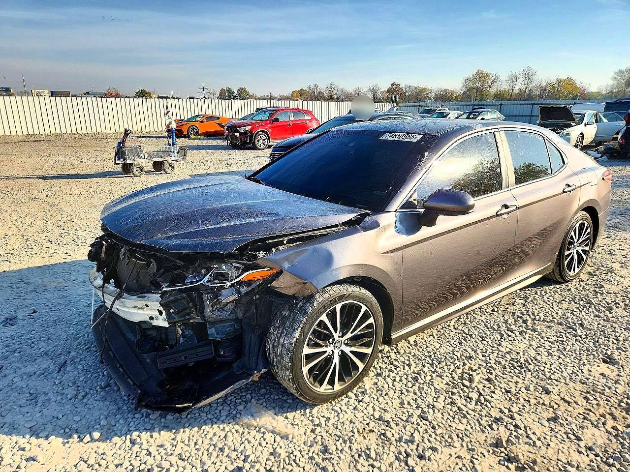 Vista de 2018 TOYOTA CAMRY SE, ángulo 1