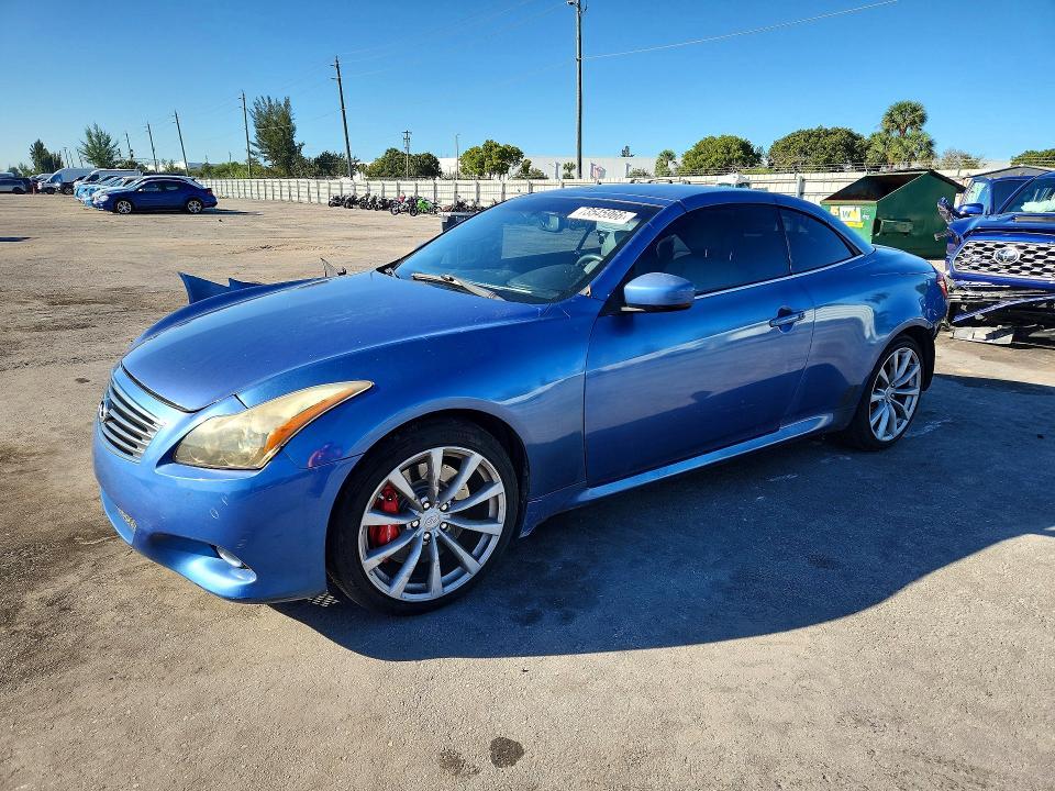 2011 INFINITI G37 CONVERTIBLE BASE  