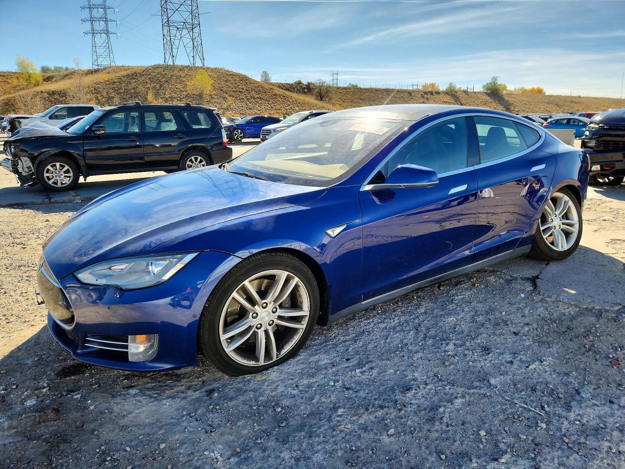 2016 TESLA MODEL S view, angle 1