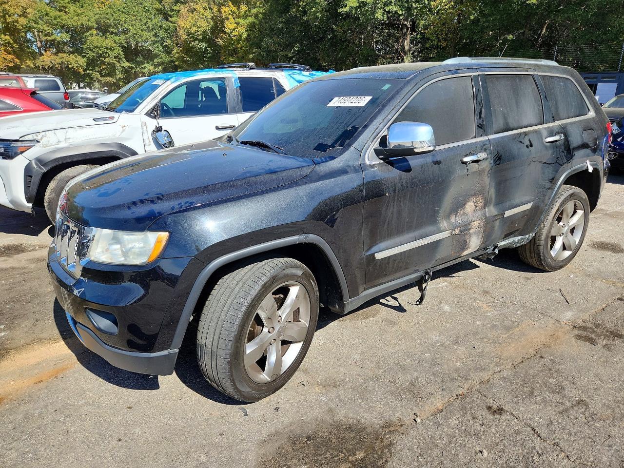 2012 JEEP GRAND CHEROKEE OVERLAND view, angle 1