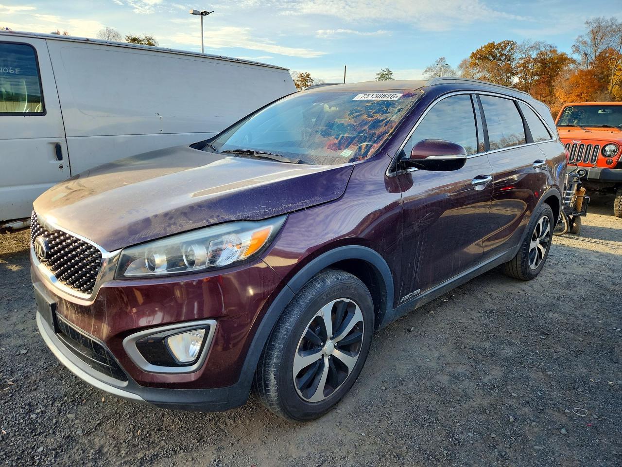 Vista de 2016 KIA SORENTO, ángulo 1