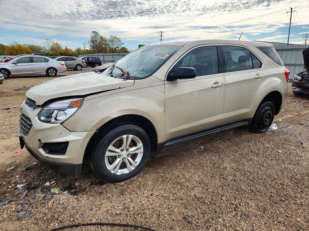 Vedere 2016 CHEVROLET EQUINOX LS, unghi 1