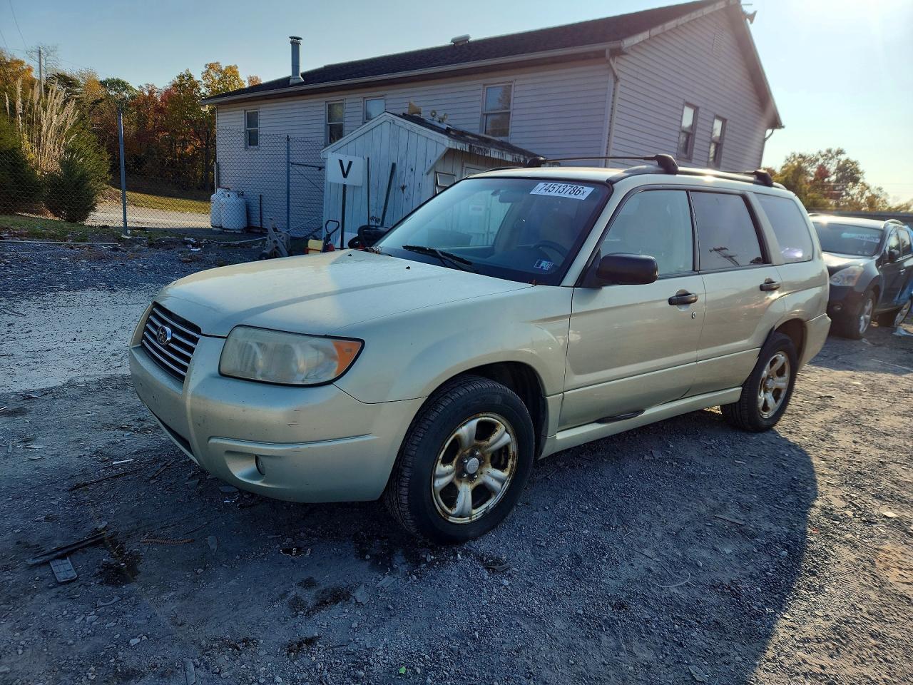 منظر 2007 SUBARU FORESTER 2.5X، زاوية 1
