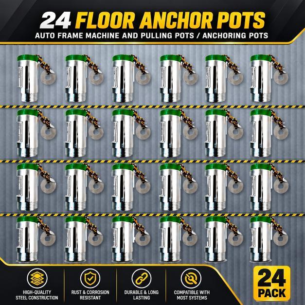 2027 OTHERS 24 PCS FLOOR ANCHOR POTS   