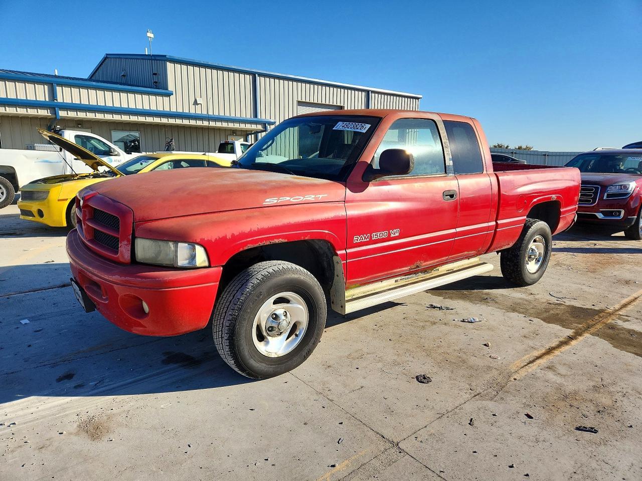 Vista de 1999 DODGE RAM 1500, ángulo 1