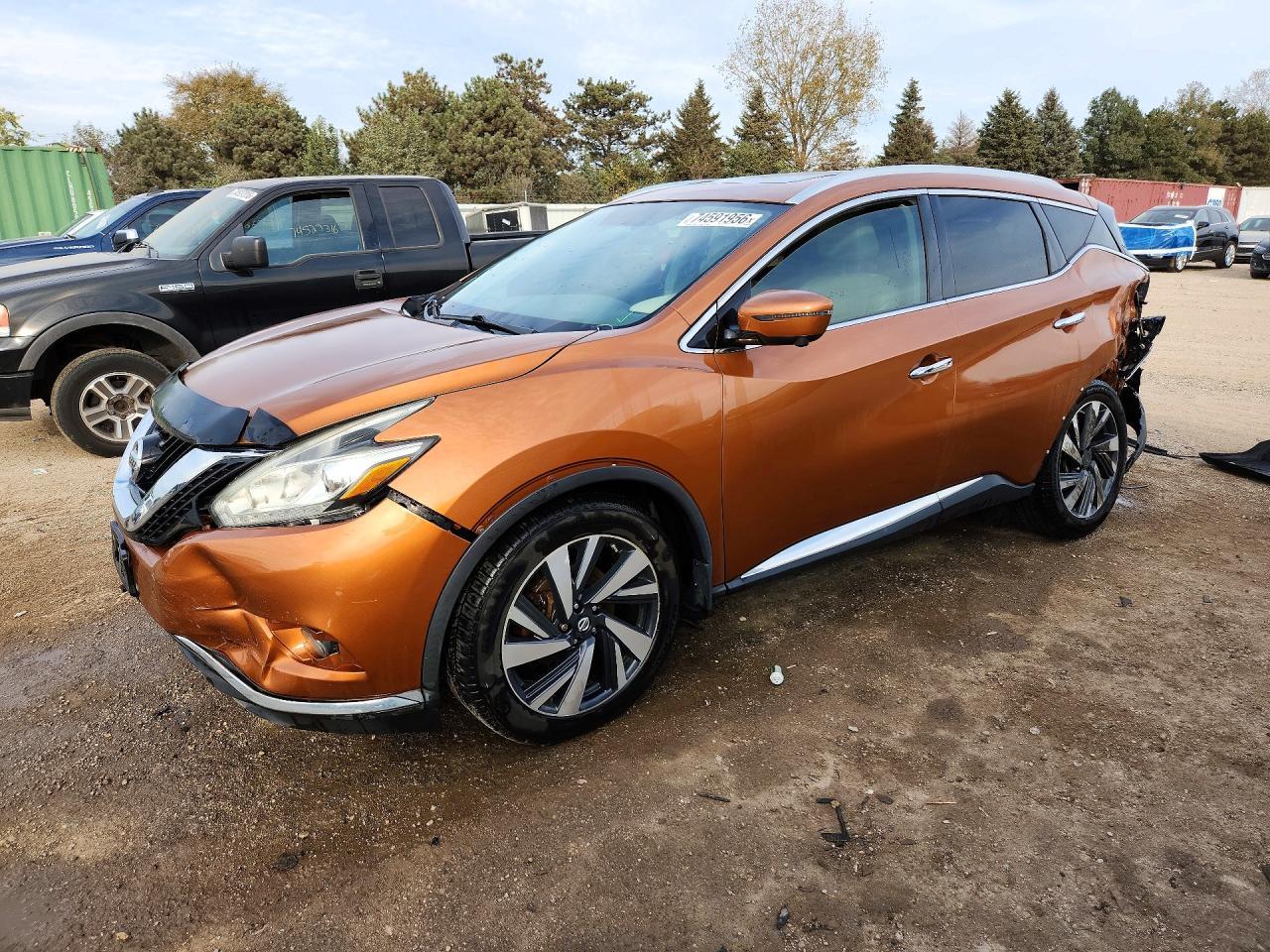 Vue de 2016 NISSAN MURANO S, angle 1