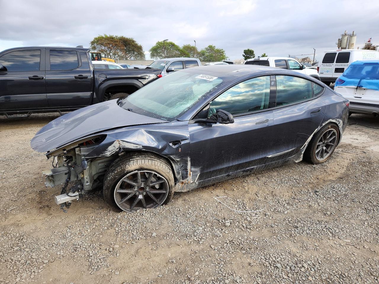 منظر 2021 TESLA MODEL 3، زاوية 1