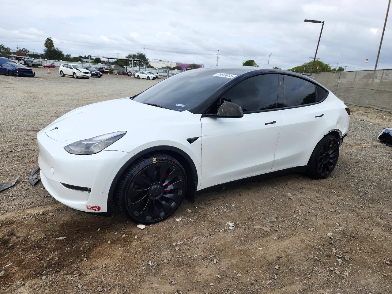 Vue de 2023 TESLA MODEL Y, angle 1
