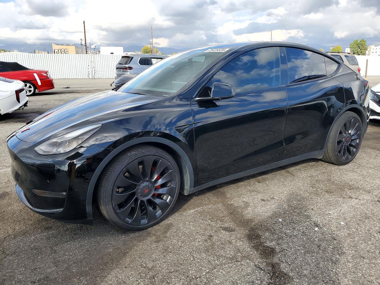 منظر 2022 TESLA MODEL Y، زاوية 1