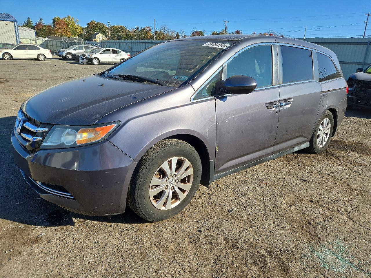 Vista de 2016 HONDA ODYSY SE, ángulo 1