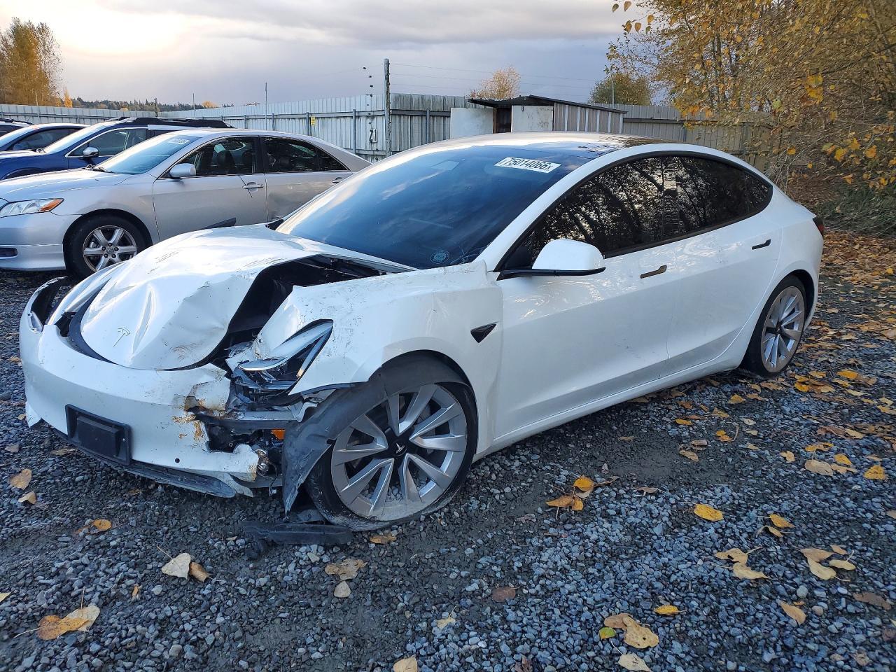Vedere 2022 TESLA MODEL 3, unghi 1
