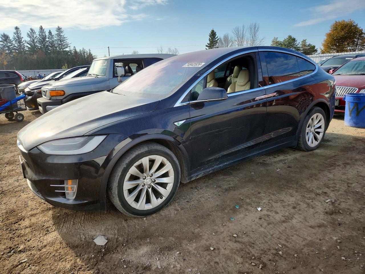 Вид 2016 TESLA MODEL X, угол 1