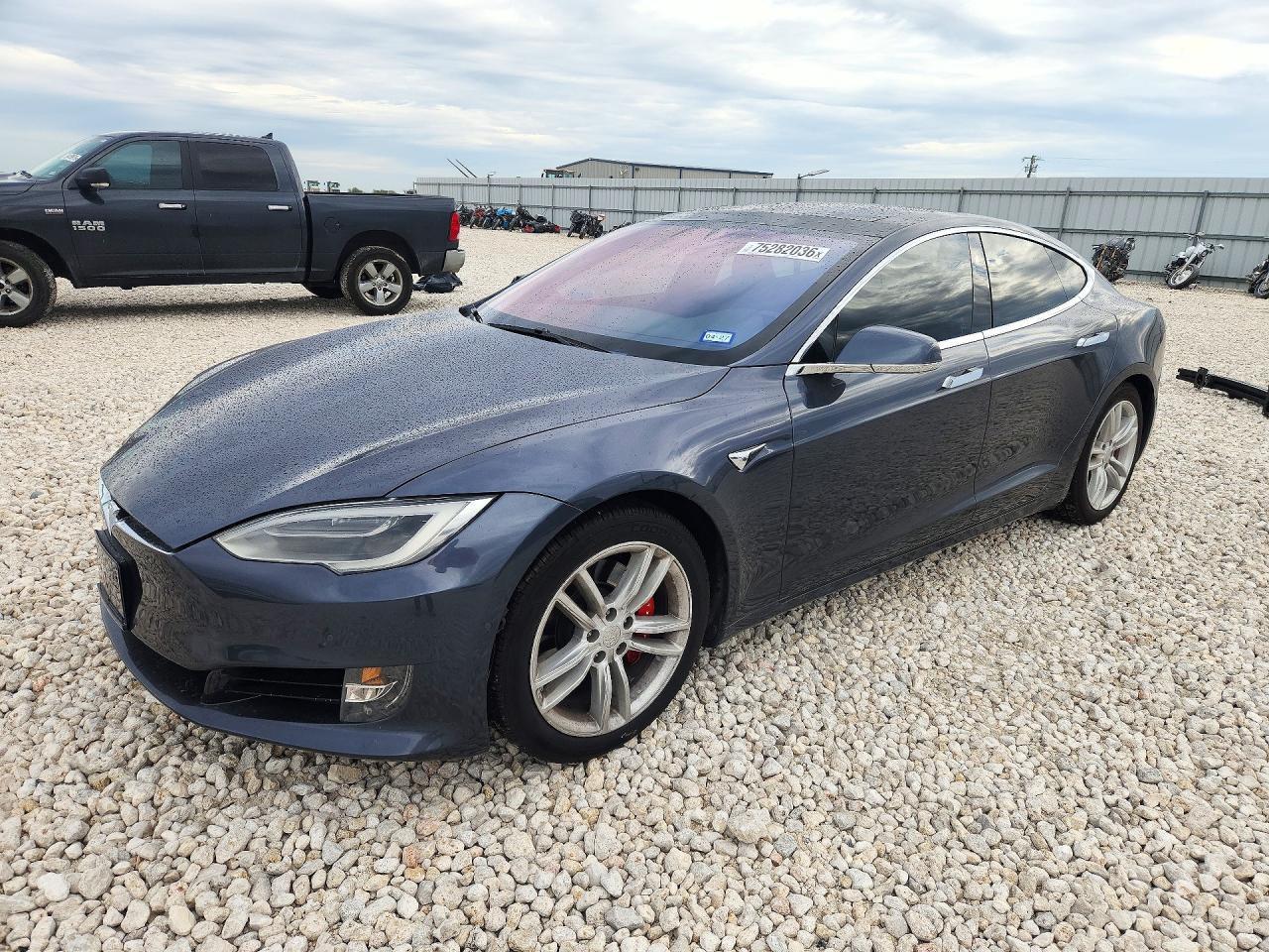 2018 TESLA MODEL S view, angle 1