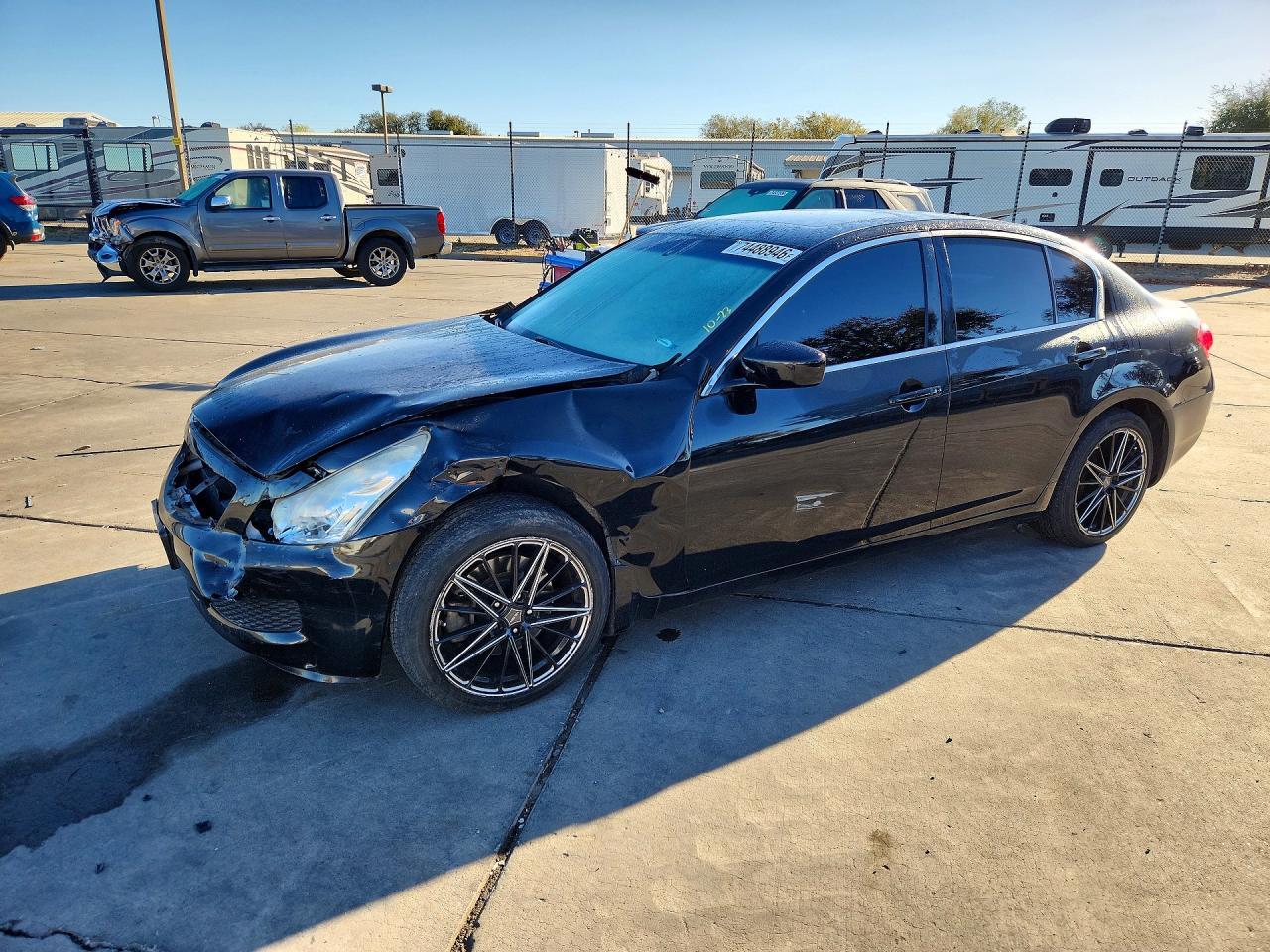 منظر 2009 INFINITI G37 BASE، زاوية 1