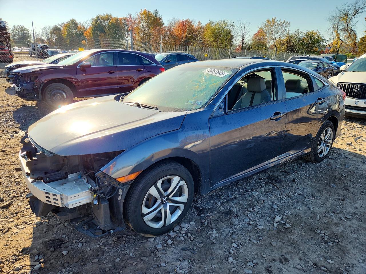 2017 HONDA CIVIC LX view, angle 1