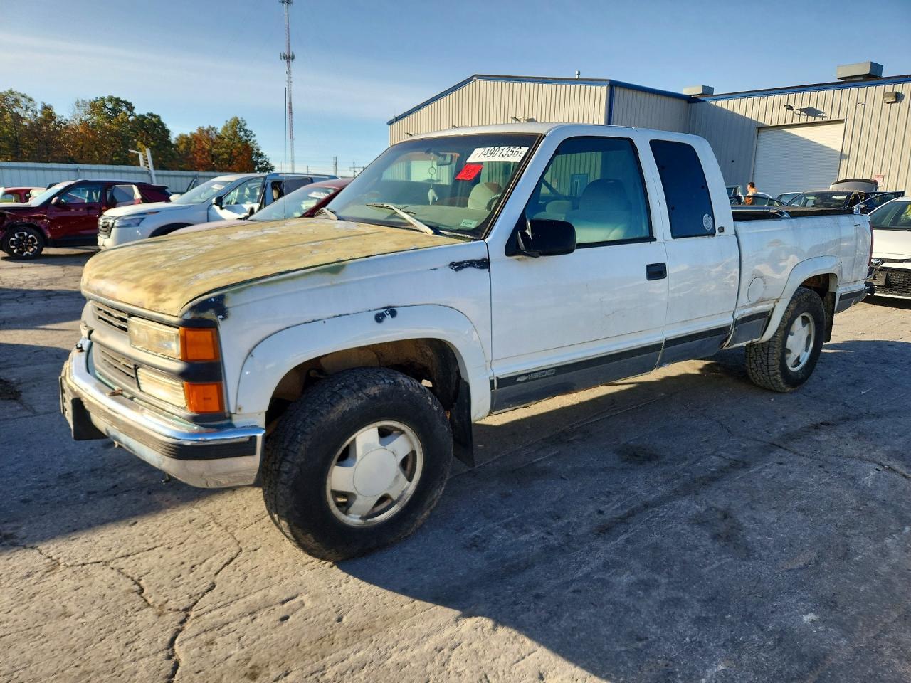 Вид 1998 CHEVROLET SILVERADO 1500, угол 1