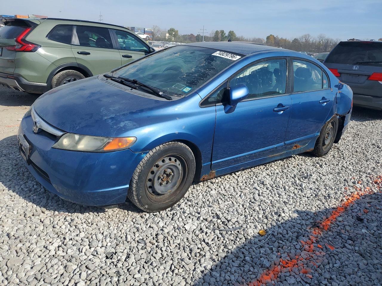 Vista de 2008 HONDA CIVIC LX, ángulo 1