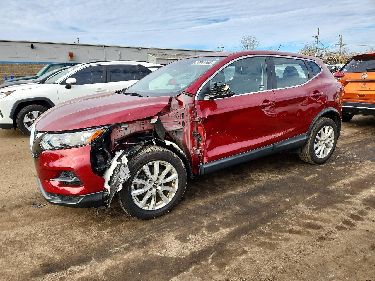 Vista de 2020 NISSAN ROGUE S, ángulo 1