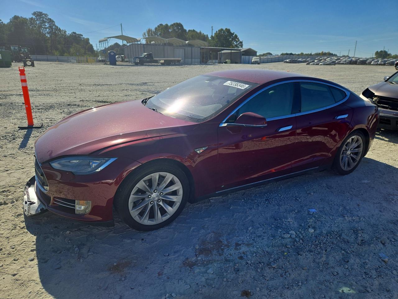 منظر 2012 TESLA MODEL S، زاوية 1