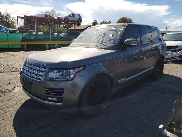 2016 LAND ROVER RANGE ROVER SUPERCHARGED  