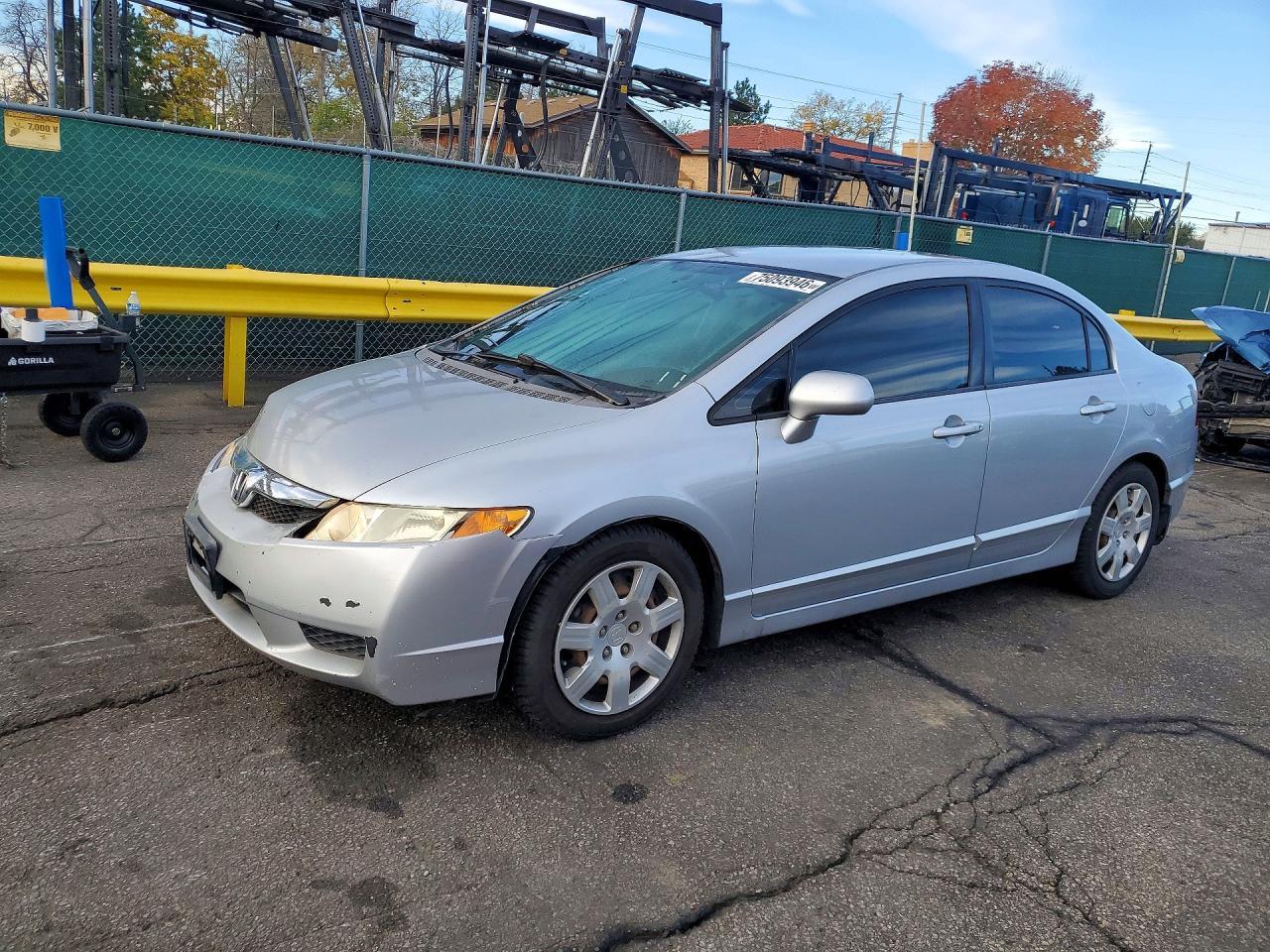 Vue de 2009 HONDA CIVIC LX, angle 1