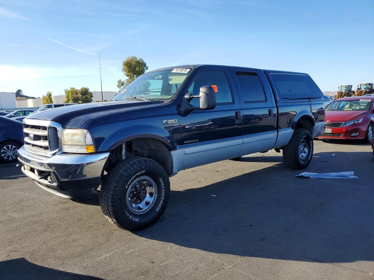 Vue de 2002 FORD F350 SRW SUPER DUTY, angle 1