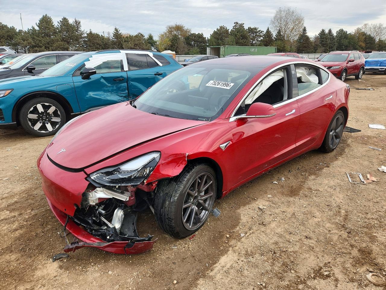 Vedere 2018 TESLA MODEL 3, unghi 1