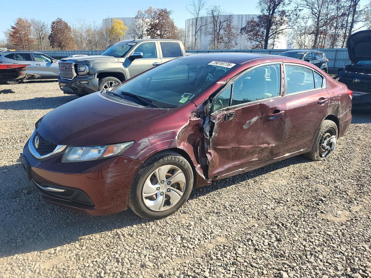 منظر 2015 HONDA CIVIC LX، زاوية 1
