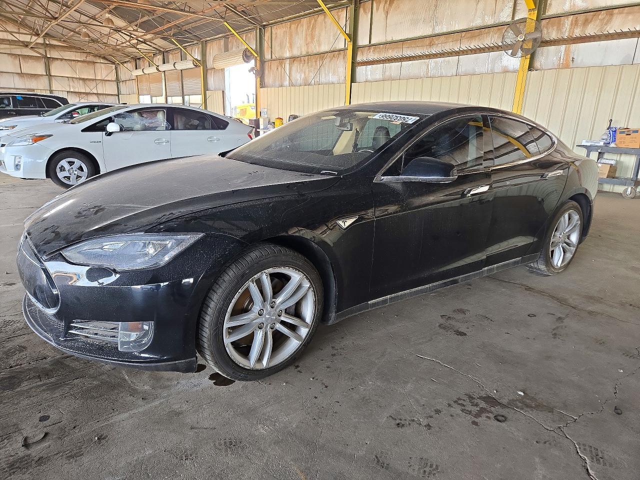 2014 TESLA MODEL S view, angle 1