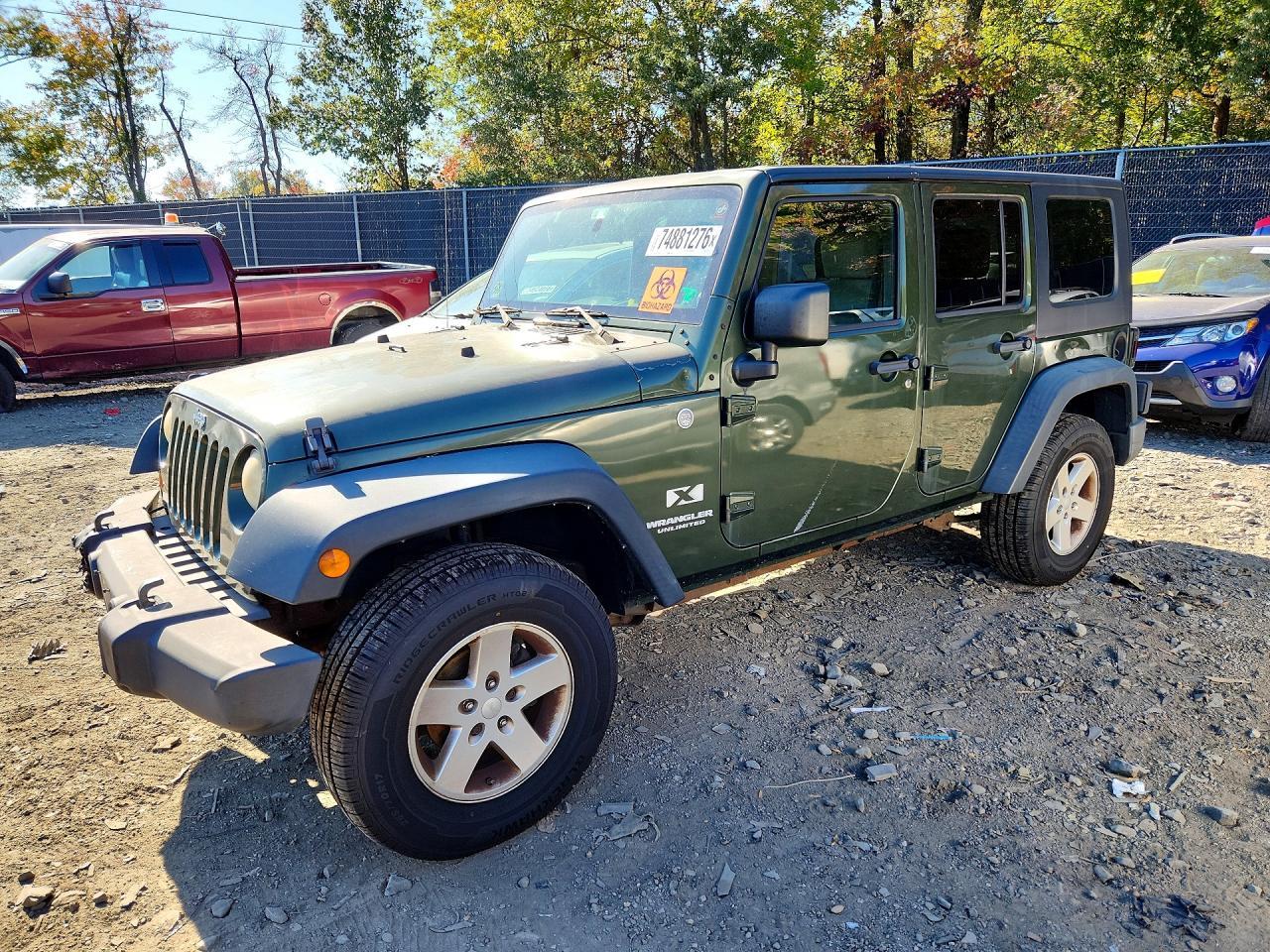 منظر 2009 JEEP WRANGLER UNLIMITED X، زاوية 1
