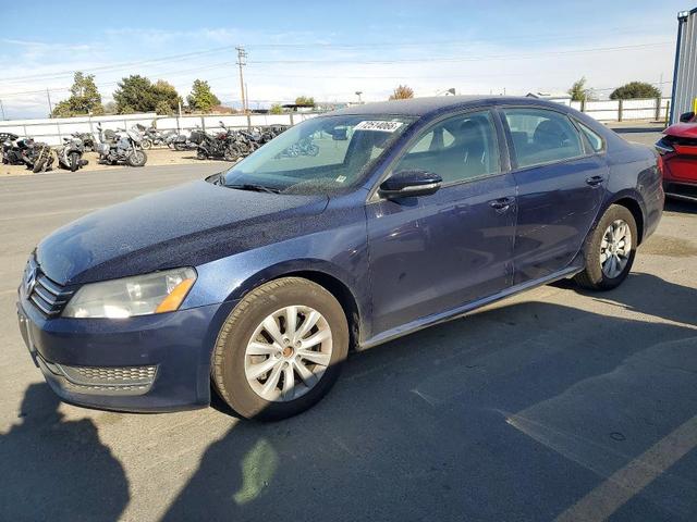 2012 VOLKSWAGEN PASSAT S  