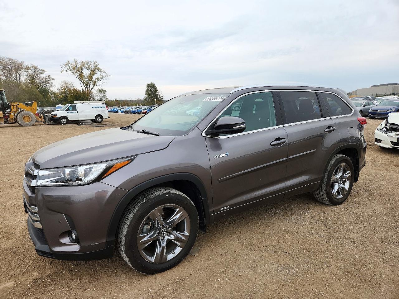 Vue de 2019 TOYOTA HIGHLANDER HYBRID LIMITED PLATINUM, angle 1