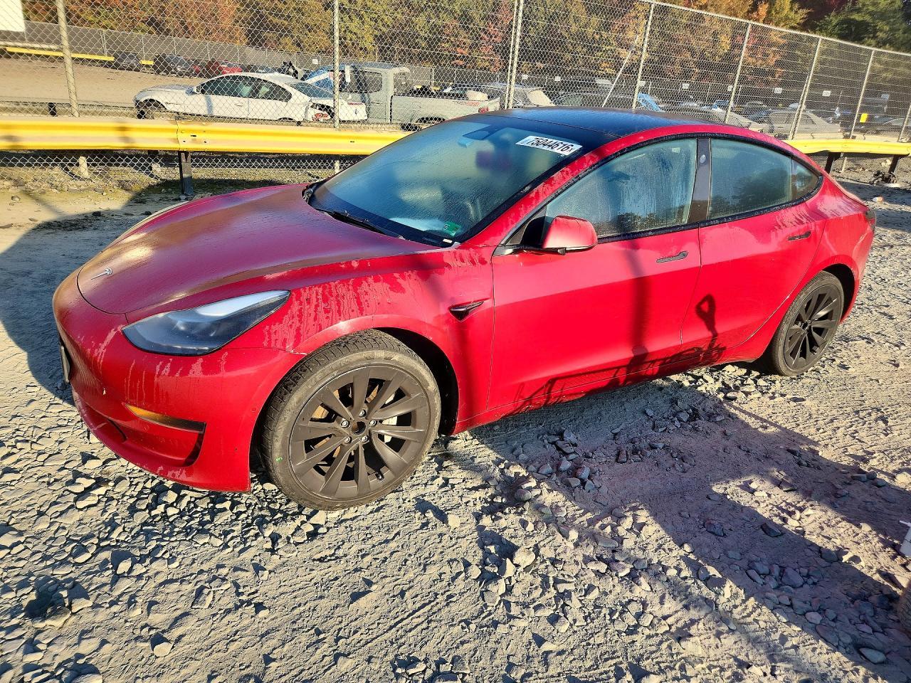 Vedere 2022 TESLA MODEL 3, unghi 1
