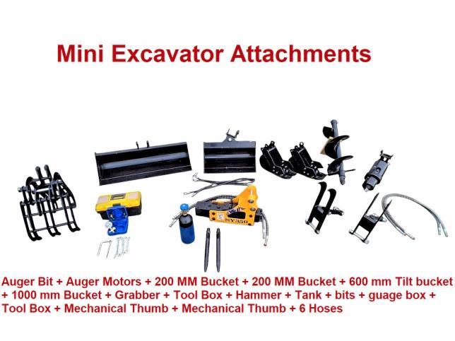 2027 OTHERS MINI EXCAVATOR ATTACHMENTS   