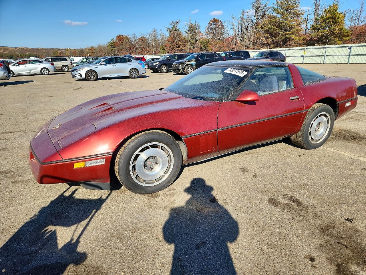 Vedere 1987 CHEVROLET CORVETTE, unghi 1