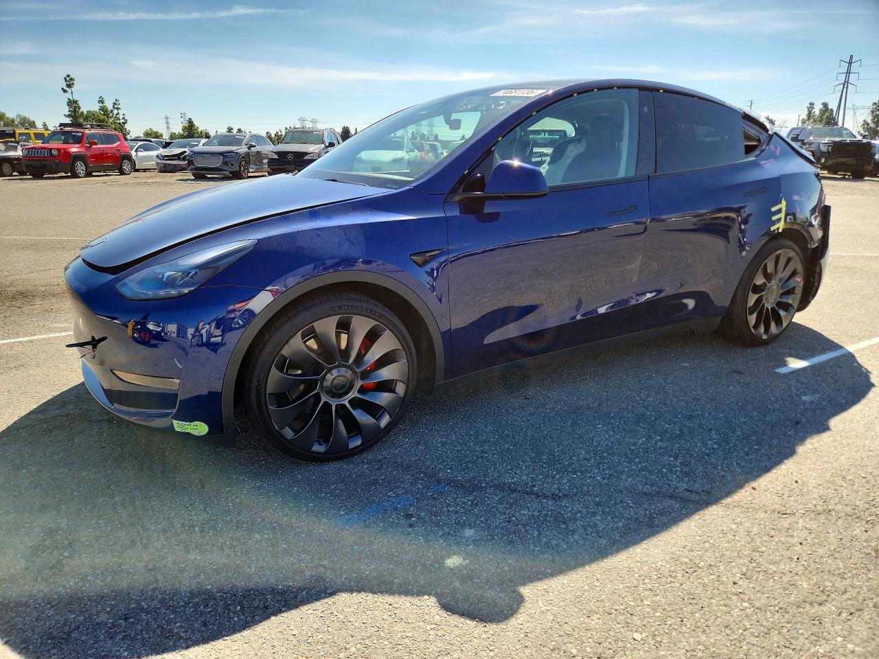 Вид 2023 TESLA MODEL Y, угол 1