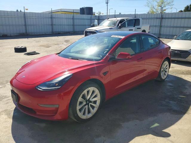 2022 TESLA MODEL 3   