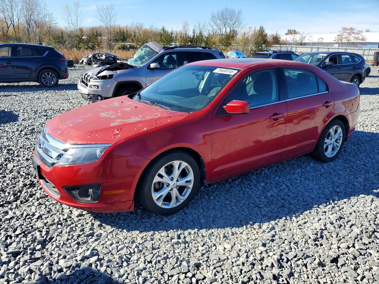 Vista de 2012 FORD FUSION SE, ángulo 1