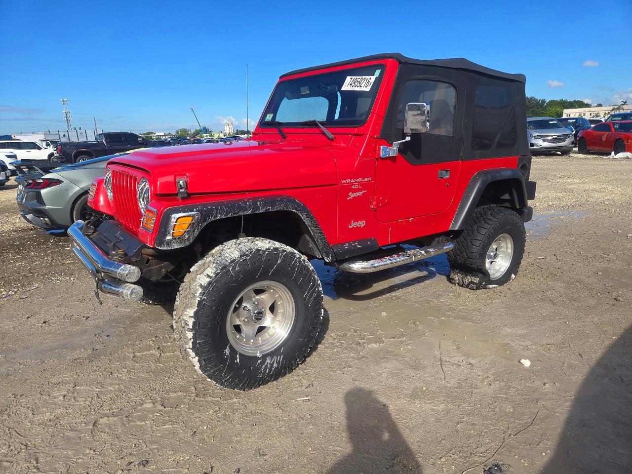 Vue de 2001 JEEP WRANGLER / TJ SPORT, angle 1