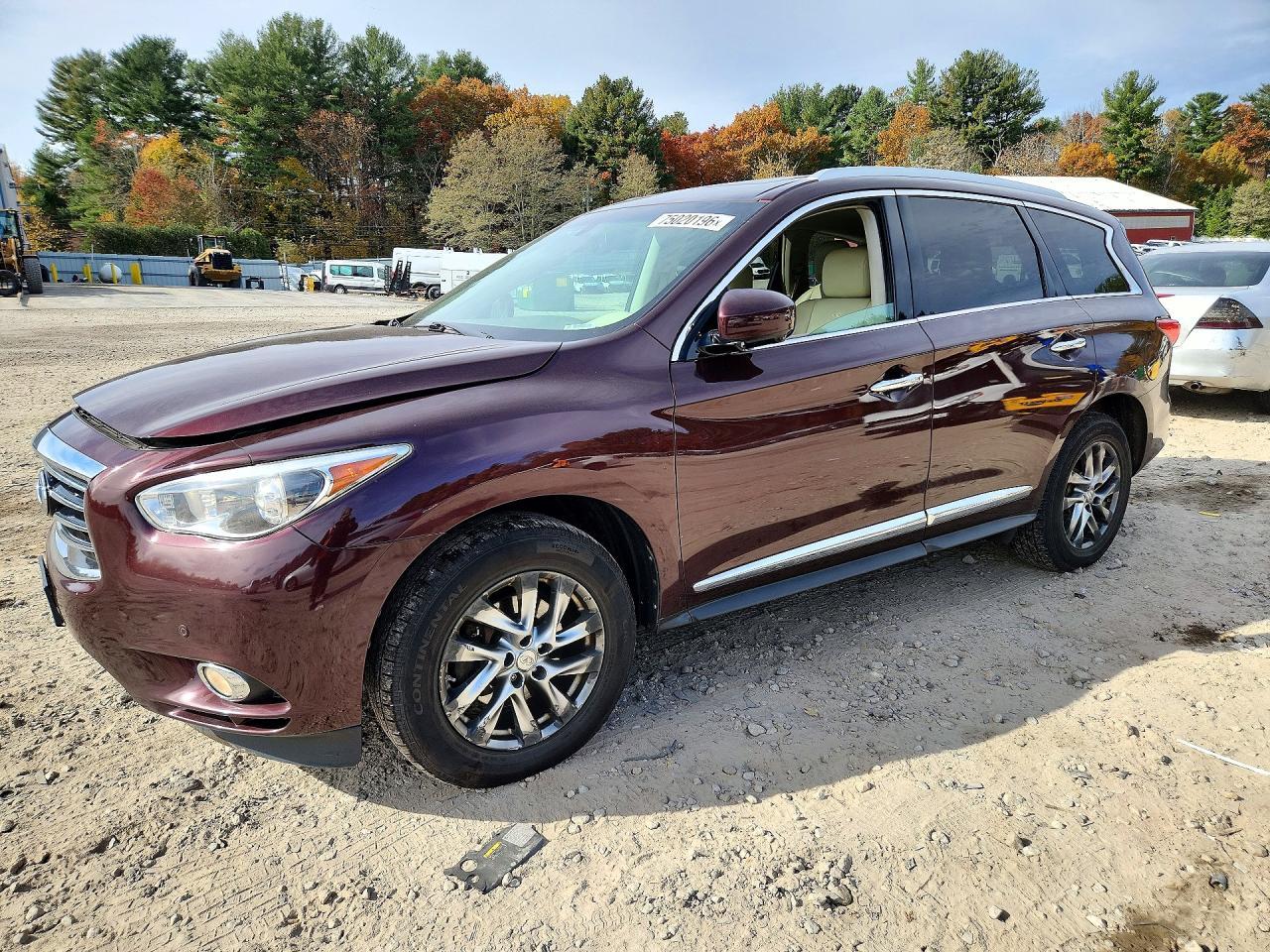 منظر 2013 INFINITI JX35 BASE، زاوية 1