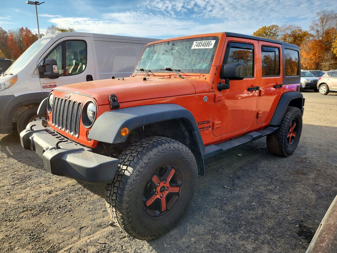 Vista de 2015 JEEP WRANGLER SPORT, ángulo 1