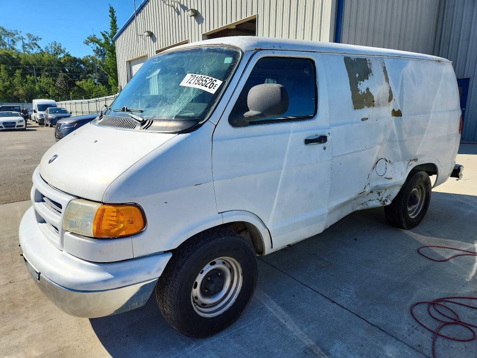 2002 DODGE RAM VAN 1500 DELIVERY VAN