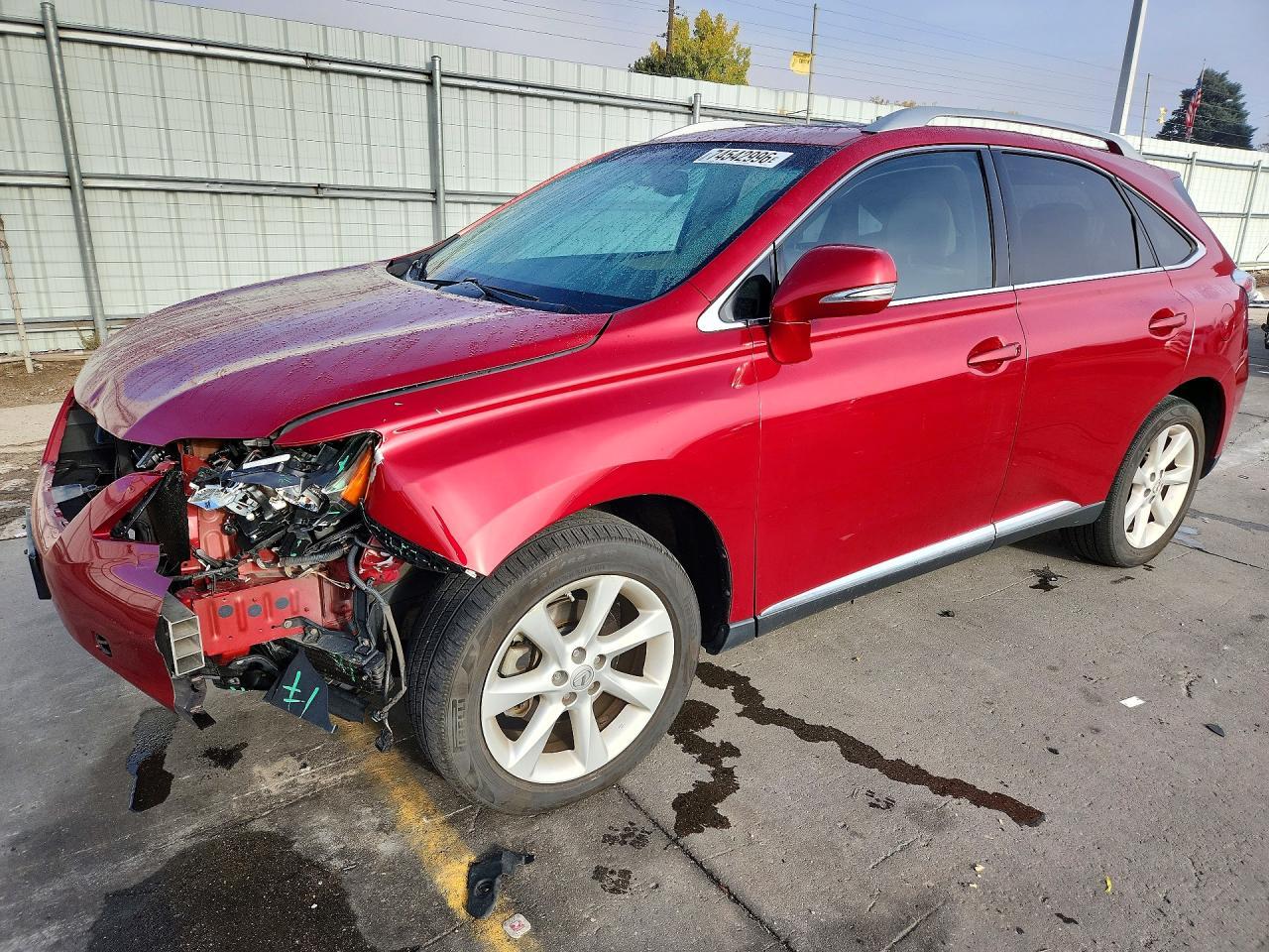Vue de 2011 LEXUS RX 350, angle 1
