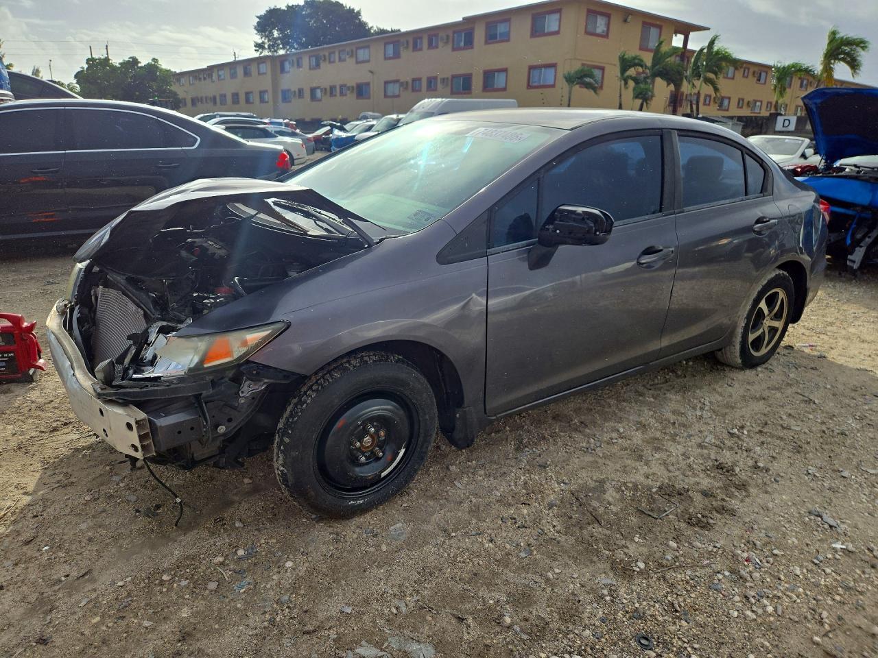 Vista de 2015 HONDA CIVIC SE, ángulo 1