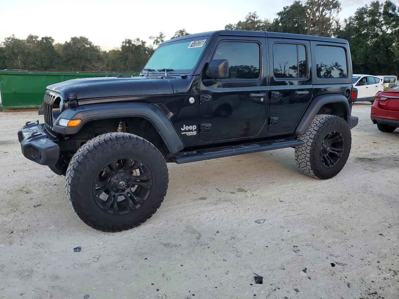 Vedere 2018 JEEP WRANGLER UNLIMITED SPORT, unghi 1