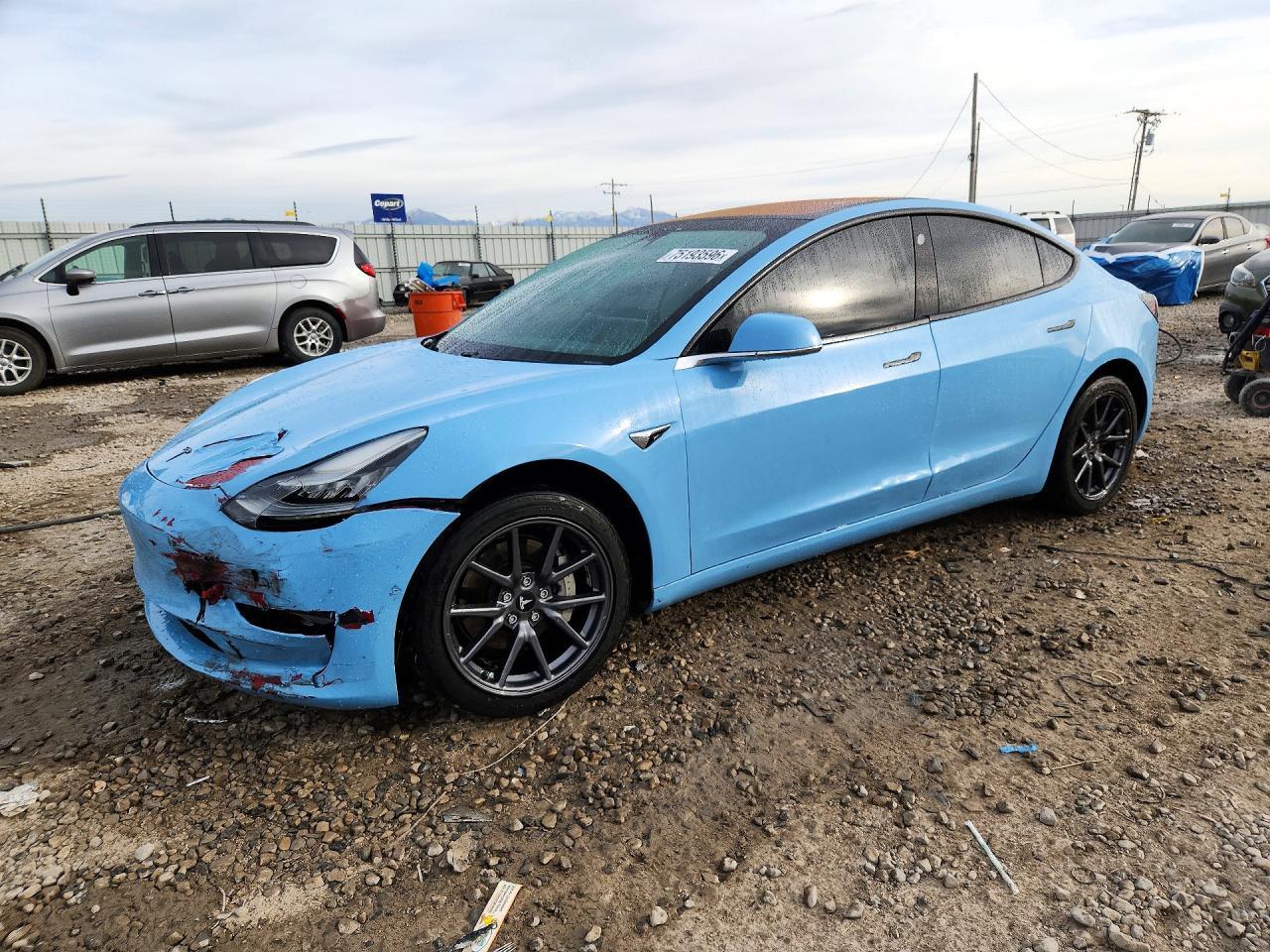منظر 2018 TESLA MODEL 3، زاوية 1