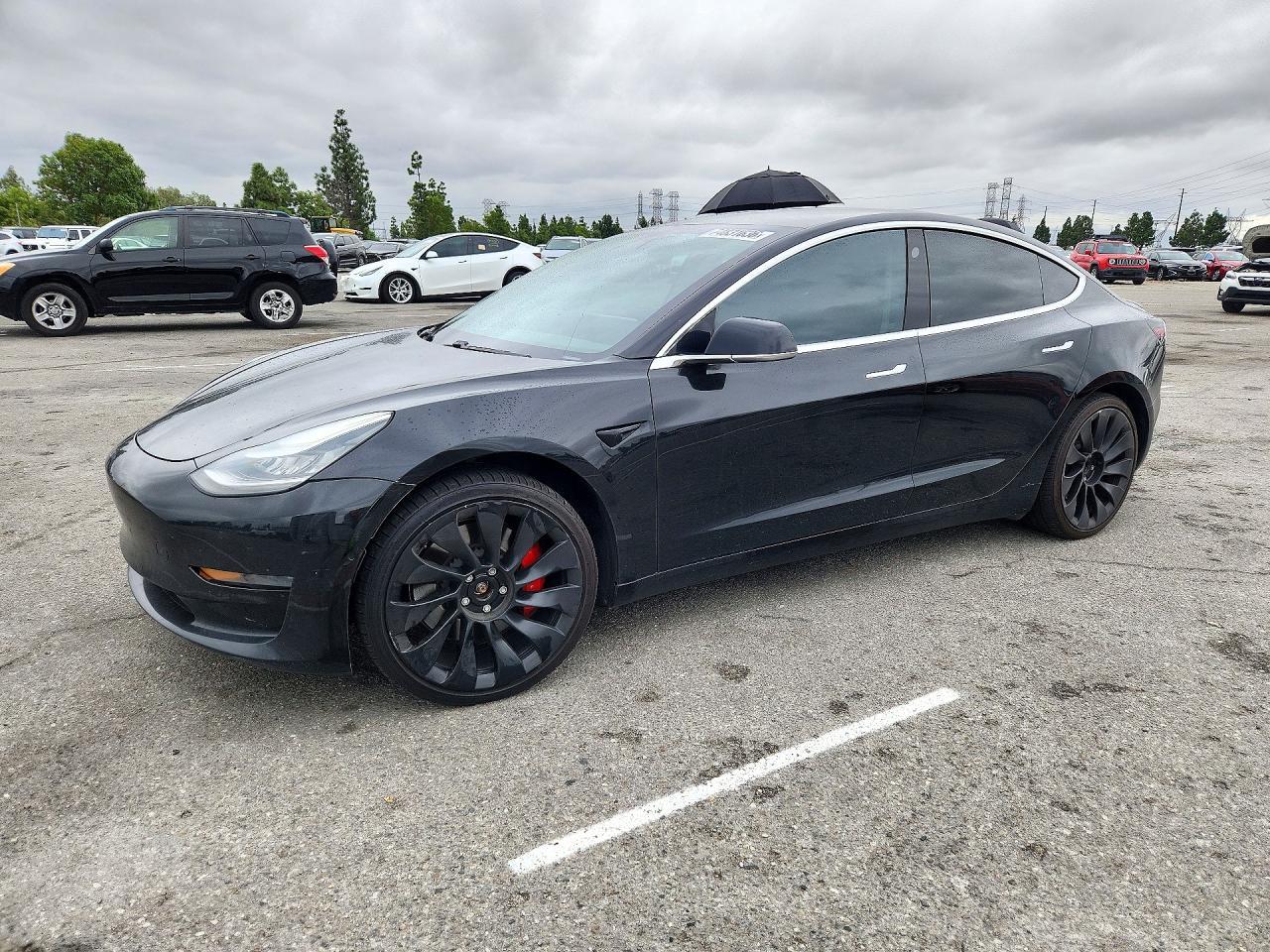 Vista de 2019 TESLA MODEL 3, ángulo 1